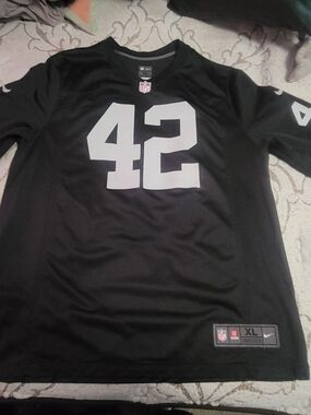 Nike Men's Black Jersey with White '42'